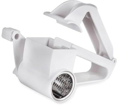 Lpitoy Grattugia per Formaggio in Acciaio Inossidabile con Lama a Tamburo per Trituratore per Formaggio Duro, Affettatrice per Formaggio