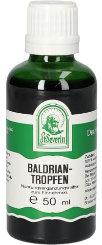 Baldrian Tropfen, Valeriana officinalis, Nerven, Schlafen, stärkende Eigenschaften 50 Milliliter