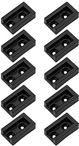 PRETYZOOM 10 Piezas Soporte para Barra De Armario Soporte para Riel De Ropa Asiento De Montaje para Armario Perchero De Ropa De