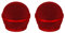 Buaak 2 griglie di ricambio per microfono Shure SM58, copertura per microfono, griglia a rete per testa a sfera, protezione durevole per microfono della testa, accessorio per microfono