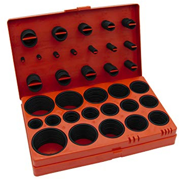 HWZ Nitrilkautschuk, 419 tlg. O Ring Sortiment Ø 3-50 mm aus NBR Öl Säure Kraftstoff UV Temp. Beständig Dichtung