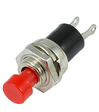 Red Mini Off(On) Push to Make Momentary Push Button Switch SPST