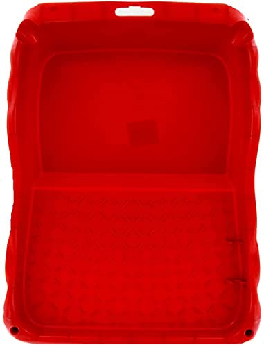 TronicXL Vaschetta per vernice di alta qualità, 29 x 40 cm, in plastica, per pittore, grande ciotola per verniciatura (4 pezzi)