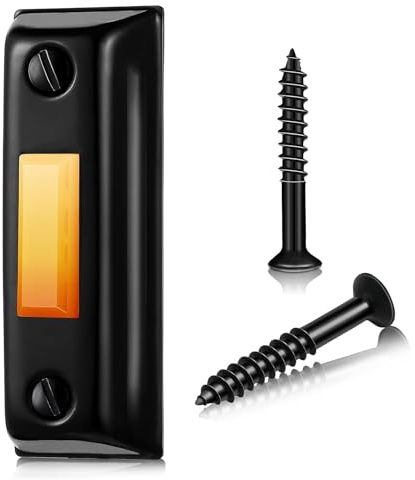 Worparsen Bouton de sonnette lumineux en métal avec lumière murale - Interrupteur d'ouverture de porte de garage LED - Interrupteur aléatoire