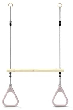 OutdoorToys Schaukelstange Altrosa aus Kunststoff - Zubehör für Spieltürme und Spielhäuser