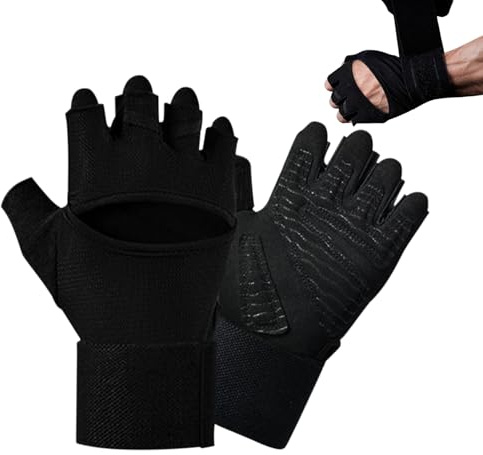 Träningshandskar Avsedda För Kvinnor Fingerlösa Antislip