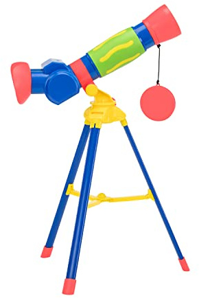 Educational Insights GeoSafari My First Telescope - Mini Telescope for Kids, Toddler Space Toy, Beginner STEM Learning, Science Gifts for Boys & Girls Ages 4+