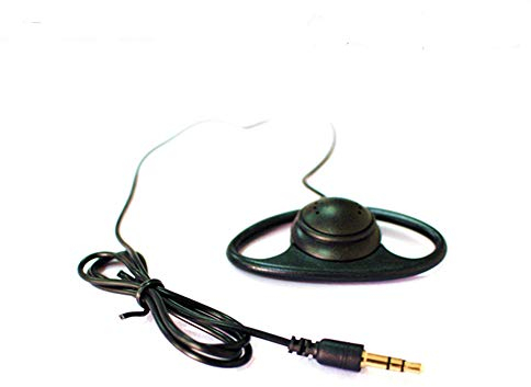 Casque Unique Mono écouteur Tour d'oreille écouteur Casque d'interprétation simultanée pour Guide Touristique système récepteur Ordinateur Portable Tablette PC Skype Youtube MP3/4