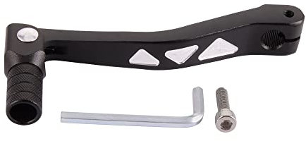 GOOFIT nero CNC 0,47 pollici universale moto Leve del cambio Sostituzione per Strumenti per la maggior parte delle biciclette ATV UTV motocicli