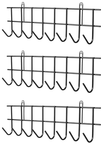 Gmozkrn 48Inch Garden Tool Organizer, Space-Saving Wall Mounted Garage Tool Rack for Storage Tools, Equipment, Shovels, Rakes, Hose(120cm)
