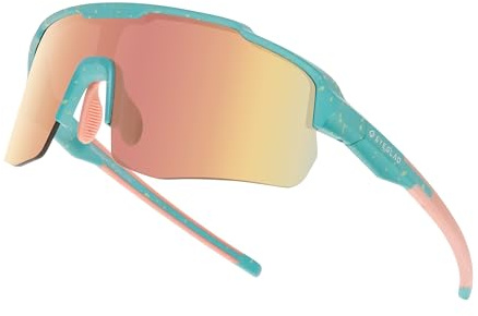 EYEGLAD MOTIONVIEW Lunettes de sport HD, contraste élevé, UV400 | Design sportif léger, monture écoresponsable, sports de balle, vélo et course, confort toute la journée