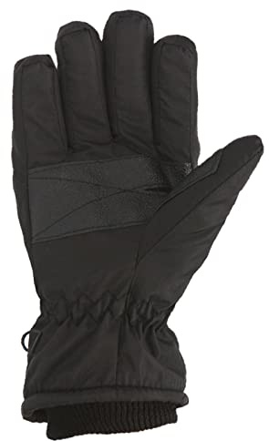 Windproof Girls Boys Snowboarding Ski Gloves Size Kids M/L Skating Outdoor Warm Winter Snow Kids Gloves Mittens Children Mitten Toddler Snowboard Thin Gloves (Black, M)