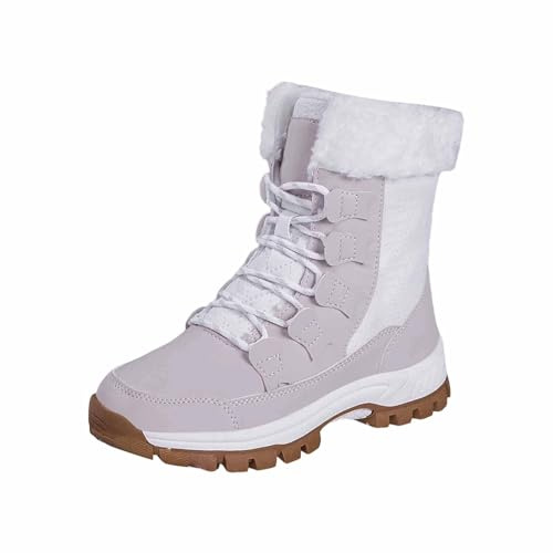 Apres Ski Femme Bottes De Neige Imperméable Hiver Apres-Ski Raquette Chaussures Botte Bottine Bottines Boots Impermeable Glacia Barefoot Fourrées Chaussure Chaude D'hiver Chaudes Après Après-Ski Pour