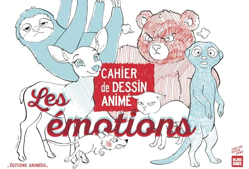 Cahier de dessin animé Les emotions
