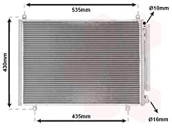 VAN WEZEL Condenseur (climatisation) 52015703
