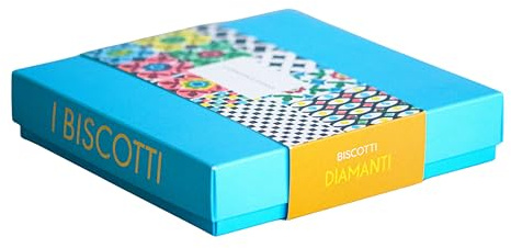 Cannavacciuolo | Biscotti Diamantini Confezione Regalo Premium, Tre Gusti: Vaniglia, Pistacchio e Cioccolato Fondente, 200g