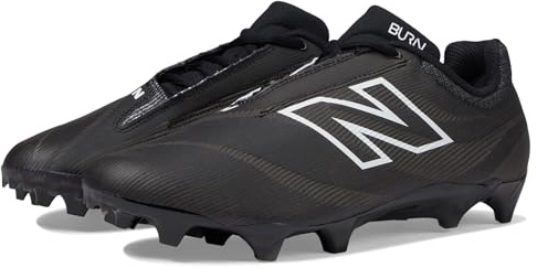 New Balance Unisex BurnX4 Lacrosse Shoe,Black/Blacktop,Men 10 / Women 11.5 Wide