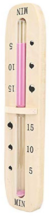 Sauna Timer, 15 Minutes Sauna Timer, Wall Mounting Sand Timer, Sauna Clock, Sauna Accessories, Hourglass Timer with Accurate Timing Design for Sauna Room Bath Coffee Shop
