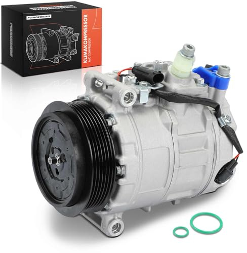 Frankberg Compresor de aire acondicionado con embrague Compatible con Clase C Clase E GLK-Class CLK CLS SL SLK G/M/R/Clase S Viano Vito Replace# A0032306411incl. aceite premezclado