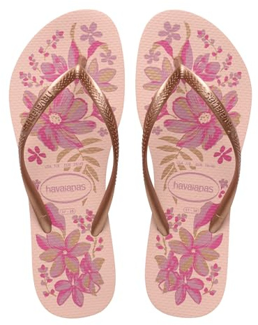 Havaianas Kids Slim Print Womens Flip Flops