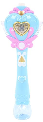 SUPYINI Bastone per bolle di sapone elettrico automatico con musica per (blu)