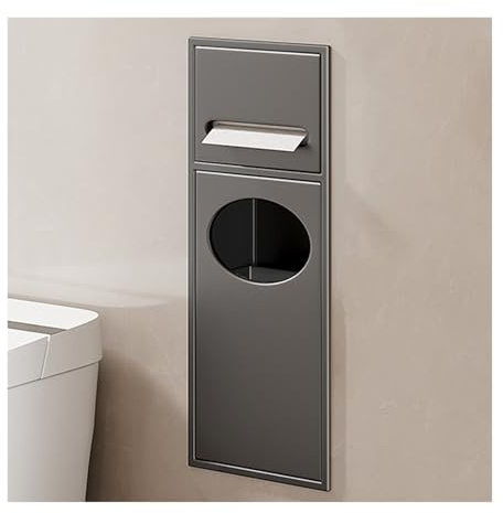 Doccia impermeabile in acciaio inox – Nizer incorporato per bagno, cucina e camera da letto, perfetto per shampoo, articoli da toeletta e carta igienica