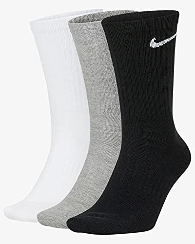 Nike Unisex Everyday Cushion Crew (3 Paar) Sportsocken, Multi-Color, L
