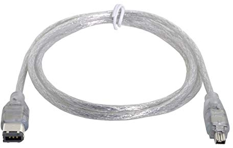 cablecc iLink-Adapterkabel für Kamera, Camcorder, 1394, 6-polig auf Firewire 400, IEEE 1394, 4-polig