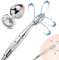 BDSMJOY Metálico ducha anal,Para duchas privadas para hombres y mujeres Limpieza anal,Se utilizan múltiples orificios de salida de agua para la irrigación vaginal (B)
