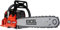 62cc Heavy Duty Petrol Chainsaw 20 Bar 50cm Cut 2-Stroke Easy-Starting Wood Saw