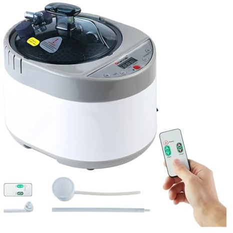 Poêle de Sauna, Générateur de vapeur for sauna en tonneau en bois, accessoires de chauffage for cabine de douche de grande capacité(Grey)