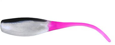 Relax Stinger Shad 2 Pin Tail 5 cm Dropshot 4 Stück 019 Schwarz Pink