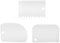 Plastic Cake Scraper, 3 Pcs Cake Baking Scraper, Dough Scraper, Cream Edge Smoothing Combing Tool for Cake Edge Decorating