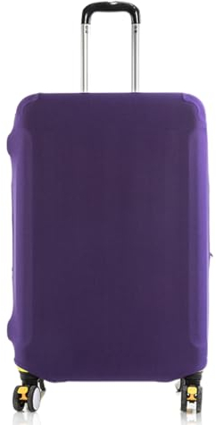 GNHG Koffer Schutzhülle, Elastisch Einfarbig Kofferhülle Koffer, Kofferhülle Kofferschutzhülle, Kofferschutzhülle, Kofferbezug Luggage Gepäck Cover (Lila,L 26-28Zoll)