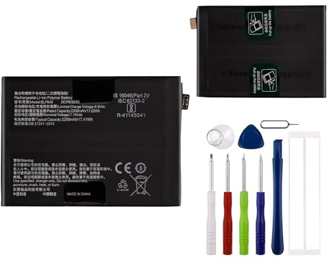 E-yiiviil Ersatzakku BLP849 Kompatibel mit Realme GT 5G with Tools