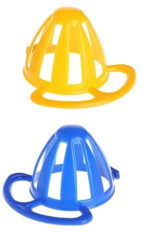 Mipcase 2pcs Parrot Feeding Basket Food Basin Bird Feeder for Fruits and Vegetables Pet Supply Random Color Suitable for Cage Use