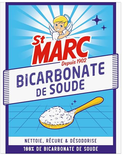 St Marc Bicarbonato di sodio detergente multiuso 680 g – Pulisce, recupera e deodora