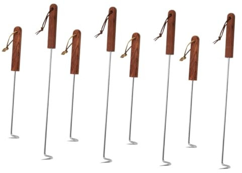 SUPVOX 4pièces Meat Hook Acier Inoxydable Outils De Cuisine pour Barbecue Et Fumage De Viande Réutilisables pour Grillades Et Pique-niques