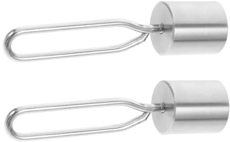TEHAUX 2piezas Contrapeso De Barbacoa Estabilizador De Bloque De Peso para Asador Accesorio De Peso para Asador para Cocción Uniforme Exteriores