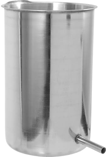 HOODANCOS Seau en Acier Inoxydable 304 1000 Ml Suspendu pour Irrigation Intestinale, Seau Métallique Portable Fiable et Nettoyage, Usage Domestique et Hygiène Personnelle