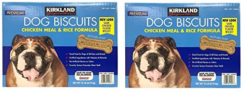 Kirkland Signature Premium Dog Biscuits Chicken Meal & Rice Formula 30 LB