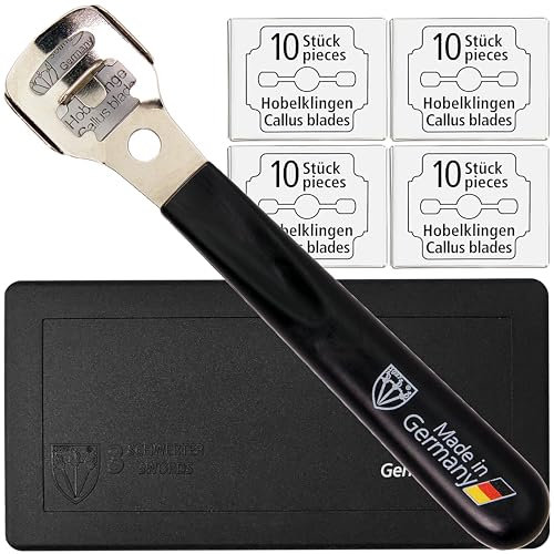 3 Swords Germany – Râpe à pied callosités pédicure avec 40 lames - qualité marque (7087)