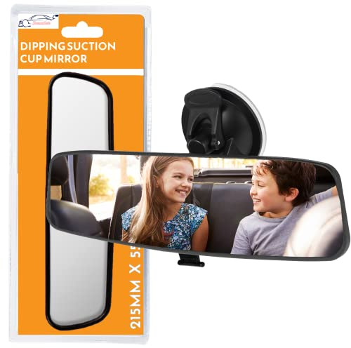 Xtremeauto Dipping Driving Instructor Mirror - Rear View for Test, Examiner, Baby, Extra Learner Driver Interior 21.5cm X 5.5cm