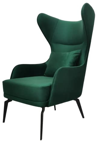 Sessel Duo in moderner Form und skandinavischem Stil - hohe Rückenlehne und weicher Sitz - Füllung aus hochelastischem Material HR-Schaum und flauschige Fasern - perfekt für Büro, Wohnzimmer