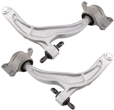 TRQ Front Left and Right Lower Control Arm with Ball Joint Set 2 Piece Compatible with 2017-2024 Chrysler Pacifica 2020-2025 Chrysler Voyager