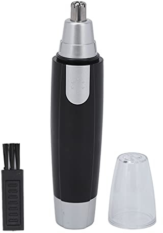 Ear and Nose Hair Trimmer Clipper, Professional Portable Painless Electric Washable Nose Hair Remover for Men Women, Powerful Motor, Battery Powered