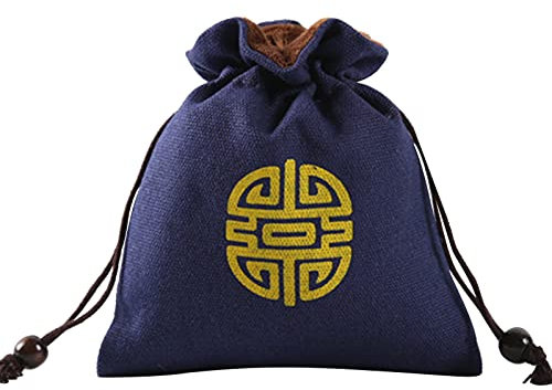Csnbfiop Würfelbeutel, Astrolabäer, dicke Wahrsagungen, Pendel, Tischdecke, Requisiten, Brettspiel, Baumwolle, Schmuckaufbewahrung, Würfel, blau