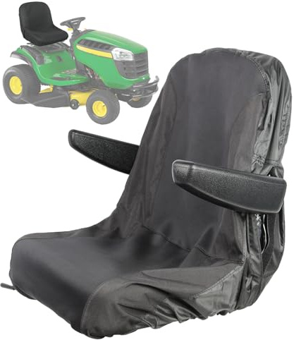para asiento de cortacésped - para asiento de tractor para cortacésped | Asientos protectores también con bolsillos de almacenamiento | Ļawns Accesorios de corte para montar Ľawns Ḿowers
