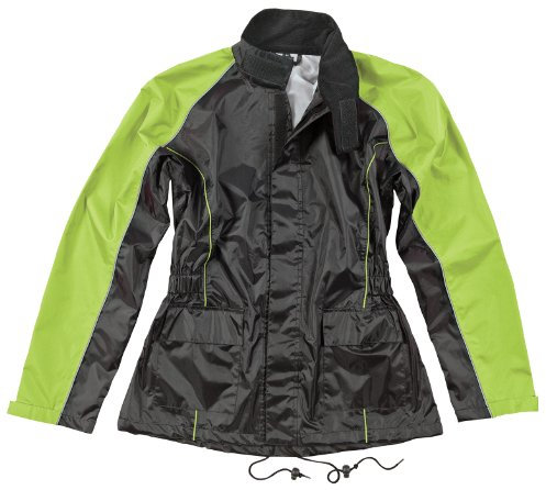 Joe Rocket RS2 Combinaison de pluie 2 pièces pour femme Noir/haute visibilité Taille XXL