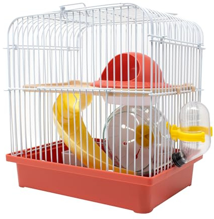 ICA ham10 Gabbia Play Garden Metallo Modello Dritto, colori assortiti